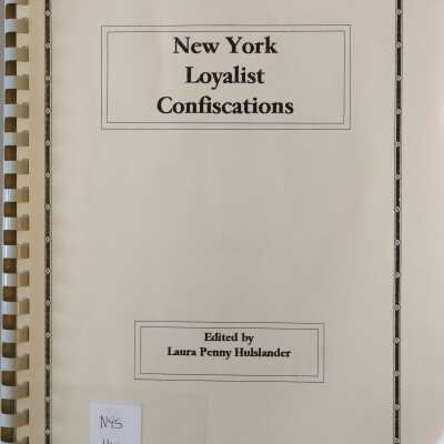 New York Loyalist Confiscations