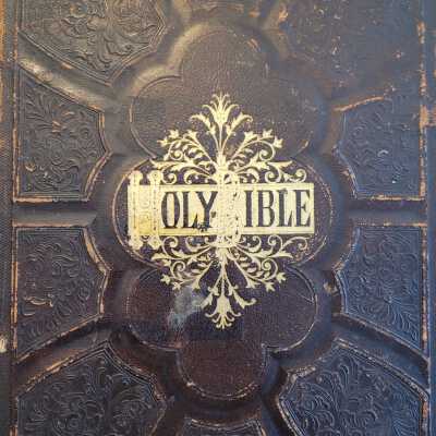 Family Bible of Mrs. Louise Liddle Gorham Dutcher