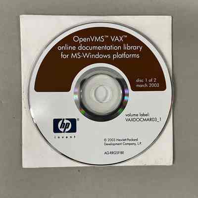 OpenVMS VAX Online Documentation Library for MS-Windows Platforms