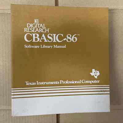 CBASIC-86 - Texas Instruments Professional Computer