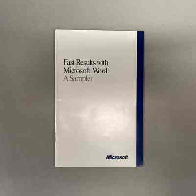 Microsoft Word: A Sampler