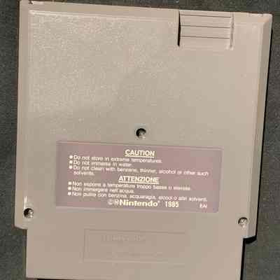 Game Cartridge - Back