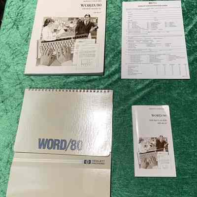 Manuals and Warranty Card