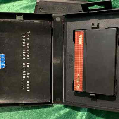 Game Box - Open: Sega Brochure, Manual and Cartridge