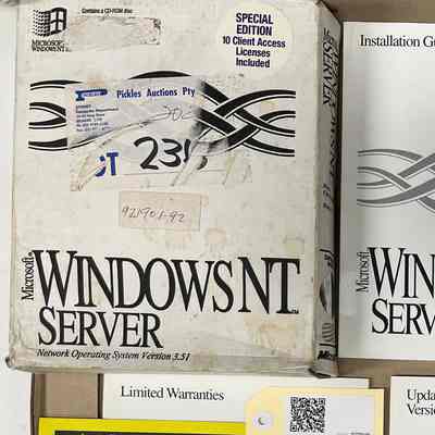 Microsoft Windows NT Server Network Operation System Version 3.51
