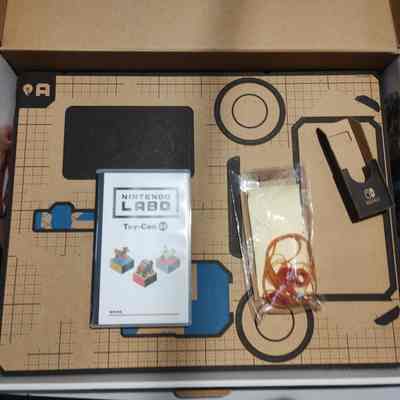 Game Box - Open: Game card box and unused cardboard sheets