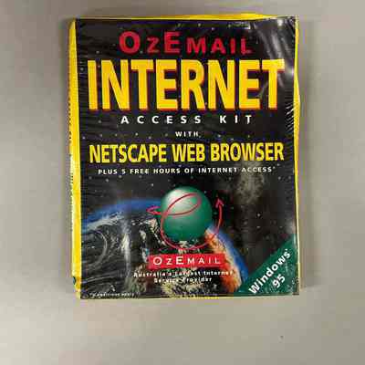 OzEmail Internet Access Kit with Netscape Web Browser
