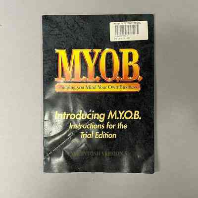 MYOB Macintosh Version 5 Trial
