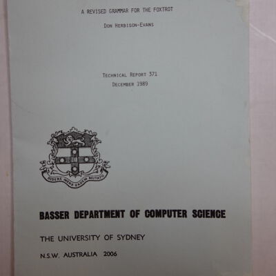 Basser Department of Computer Science - Technical Report 371