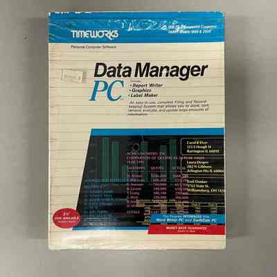 Timeworks Data Manager PC