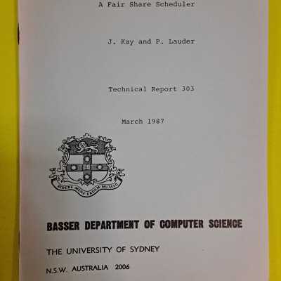 Basser Department of Computer Science - Technical Report 303