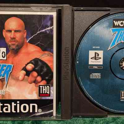 Game Box - Open: Game disc and manual