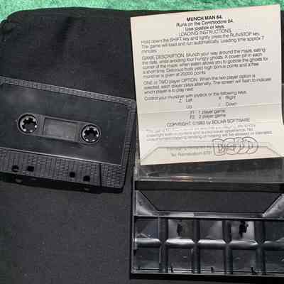 Game Tape and Manual - Back