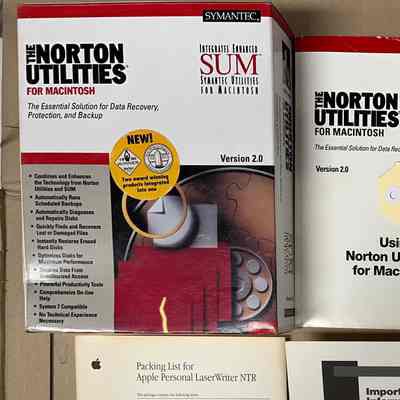 The Norton Utilities for Macintosh Version 2.0