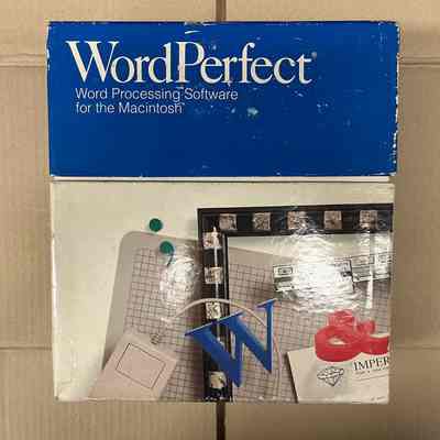 WordPerfect Word Processing Software for the Macintosh Version 2.0