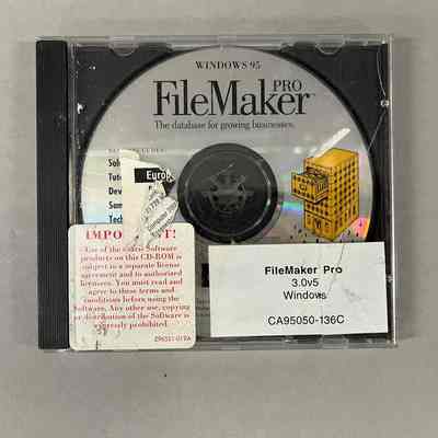Claris FileMaker Pro 3.0v5