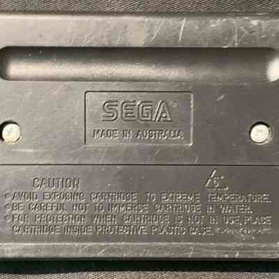 Game Cartridge - Back