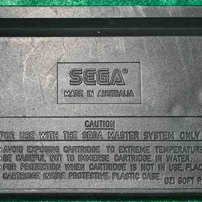 Game Cartridge - Back