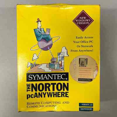 Symantec The Norton pcANYWHERE for Windows Version 2.0