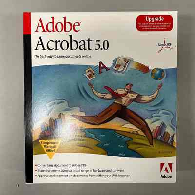 Adobe Acrobat 5.0 Upgrade
