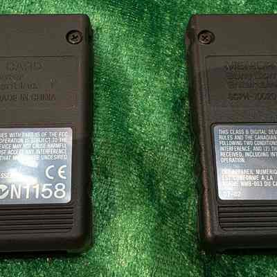 2 x 8MB PS2 memory cards