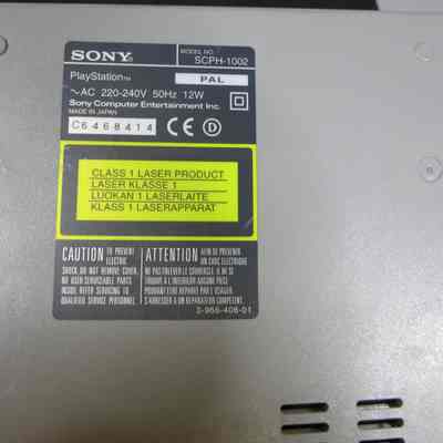 PlayStation Console - Bottom
