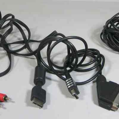 PlayStation Console Power and Video Cables