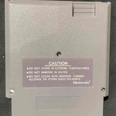 Game Cartridge - Back