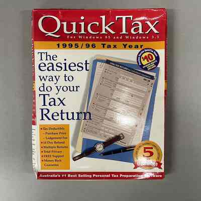 QuickTax 1995/96 Tax Year