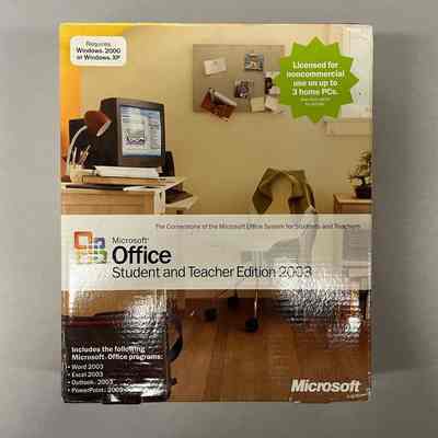 Microsoft Office Student and Teacher Edition 2003