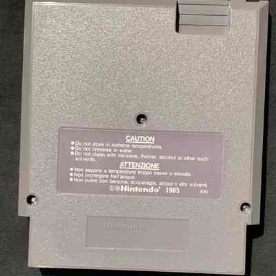 Game Cartridge - Back