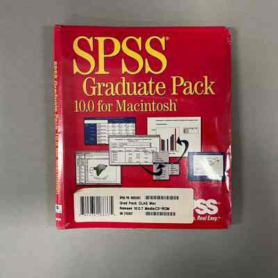 SPSS Graduate Pack 10.0 for Macintosh