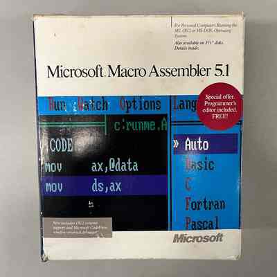Microsoft Macro Assembler 5.1