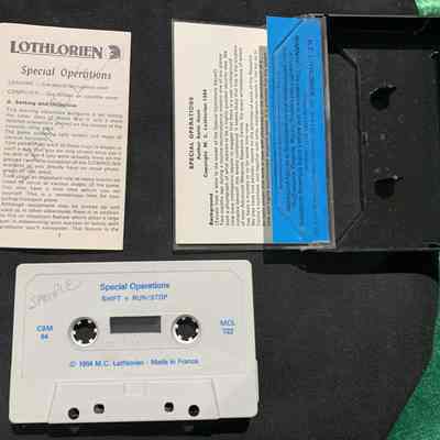 Game Manual and Tape - Front
