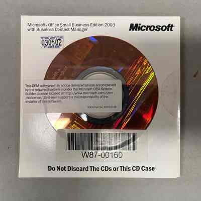 Microsoft Office Small Business Edition 2003 with Business Contact Manager