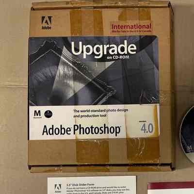 Adobe Photoshop 4.0 Upgrade MacOS