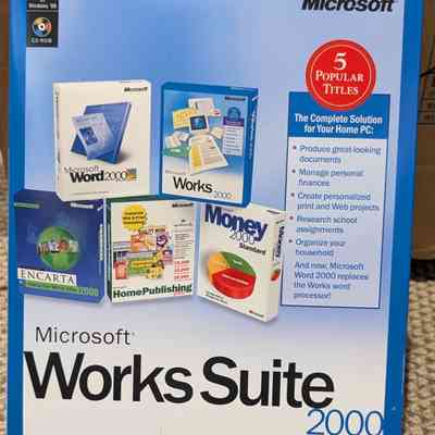 Microsoft Works Suite 2000