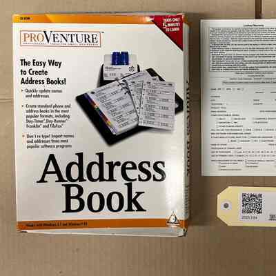 Address Book Version 1.0 by ProVenture