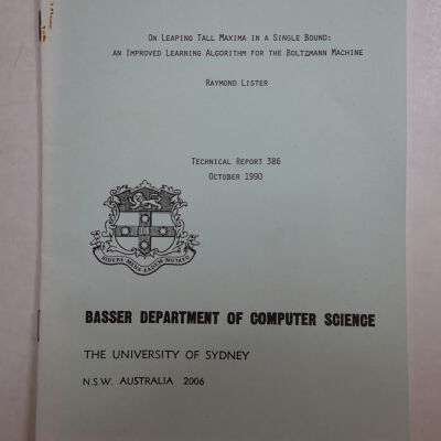 Basser Department of Computer Science - Technical Report 386