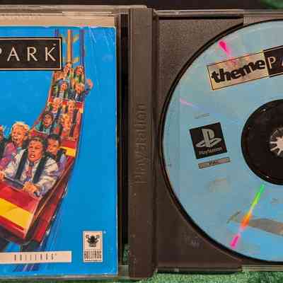 Game Box - Open: Game disc and manual