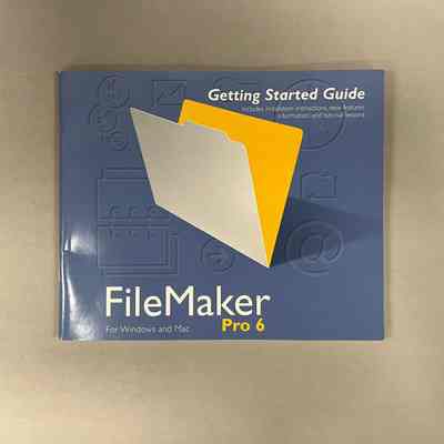 FileMaker Pro 6