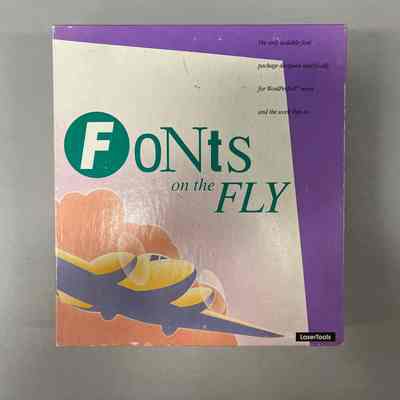 Fonts on the Fly by LaserTools