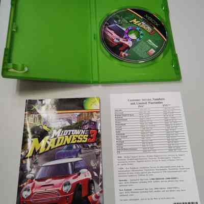 Game Box - Inside: Game disc, manual, warranty card