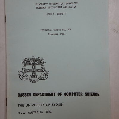 Basser Department of Computer Science - Technical Report 366