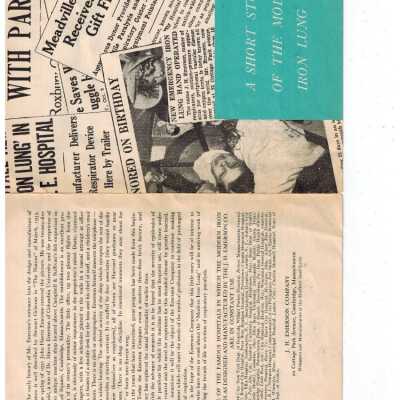 A Short Story of the Modern Iron Lung cic1950