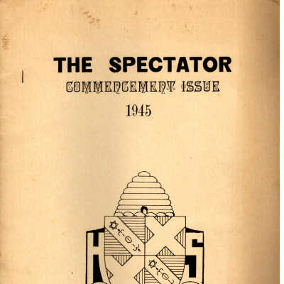 Shelburne High School The Spectator Graduation Issue 1945