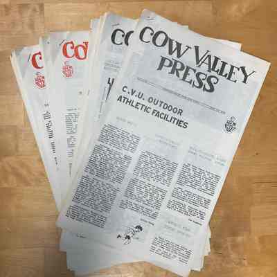Collection of 'Cow Valley Press' Vol. 9 Issues 1 - 13, 1972 - 1973