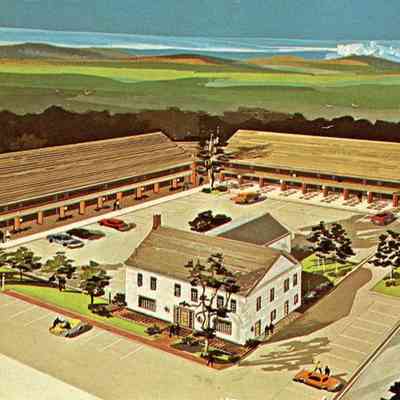 Postcard Shelburne Inn and New Motel