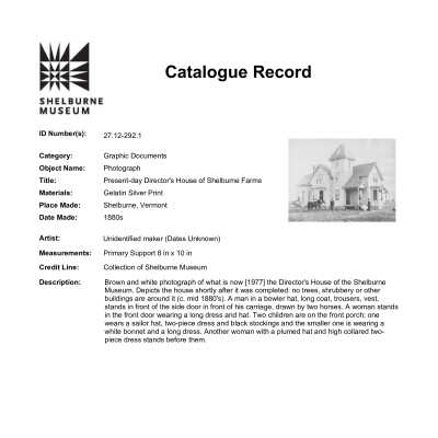 Shelburne Museum Sourced Picture metadata 12 July 23 - This image is not included in this document.