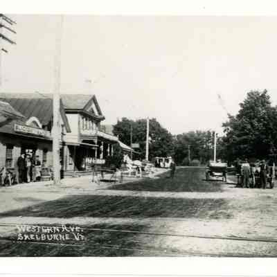 Western Avenue, Shelburne Print and Two Negatives